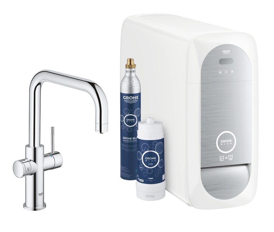 Grohe Blue Home, kit de démarrage mitigeur bec U